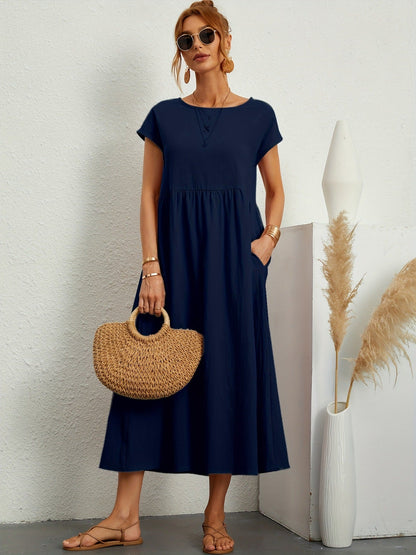 Robe Longue Fluide Élégance Décontractée