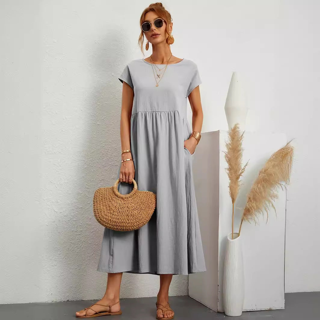 Robe Longue Fluide Élégance Décontractée