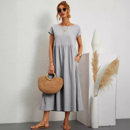 Robe Longue Fluide Élégance Décontractée