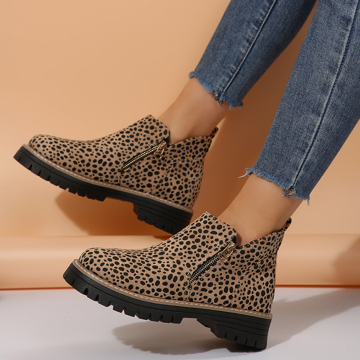 Bottes Vertes Zippées