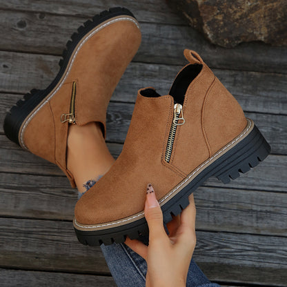 Bottes Vertes Zippées