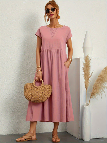 Robe Longue Fluide Élégance Décontractée