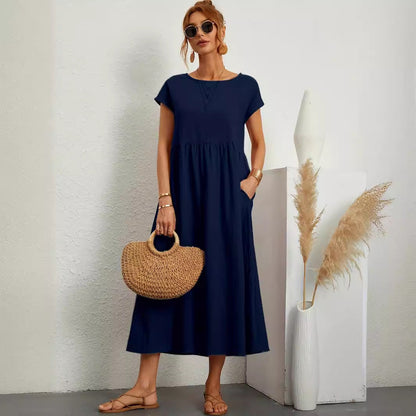 Robe Longue Fluide Élégance Décontractée