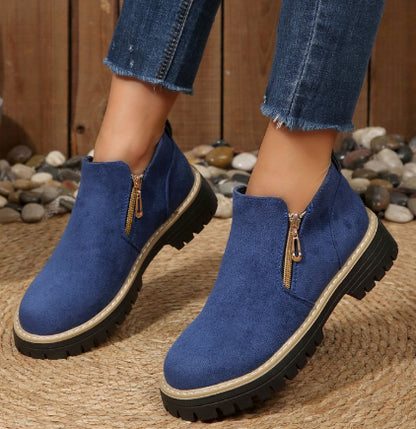 Bottes Vertes Zippées