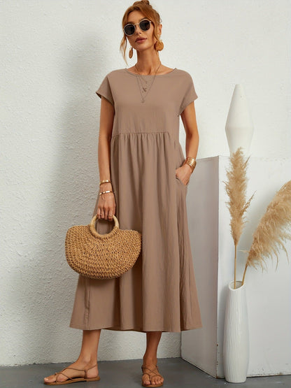 Robe Longue Fluide Élégance Décontractée