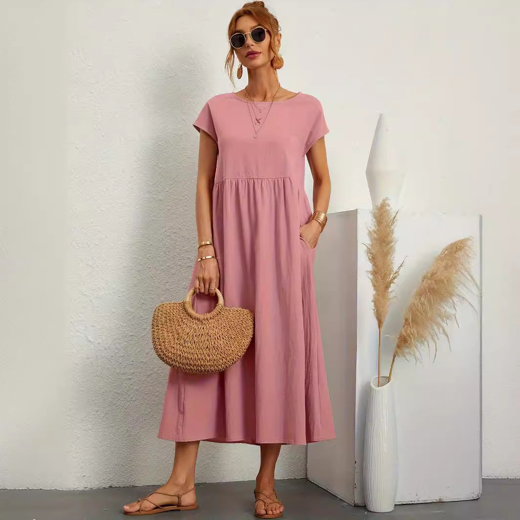 Robe Longue Fluide Élégance Décontractée