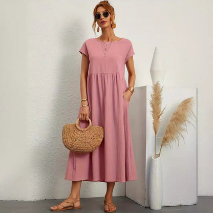 Robe Longue Fluide Élégance Décontractée