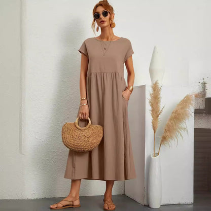 Robe Longue Fluide Élégance Décontractée