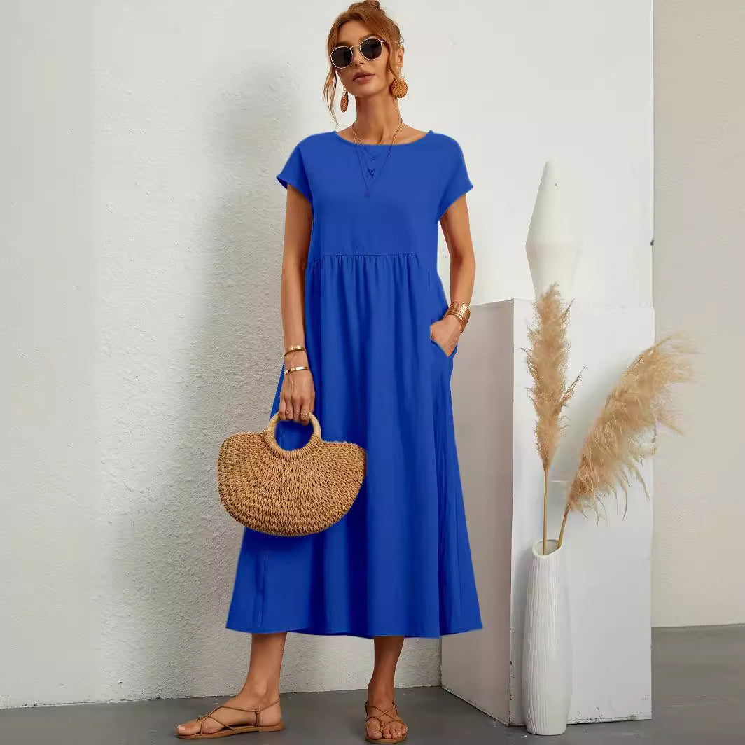 Robe Longue Fluide Élégance Décontractée